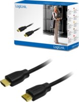 LogiLink HDMI Cable 1.4, 2x HDMI male, black, 1,5m