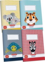 Herlitz Cute Animals 44 lapos A5 leckefüzet - Többfajta