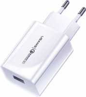 USAMS CC083 Hálózati USB-A töltő - Fehér (18W)
