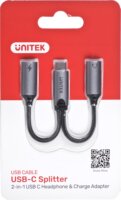 Unitek M206A USB Type-C - 3.5mm Jack anya/USB Type-C Adapter