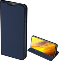 Dux Ducis Skin Pro Xiaomi Poco M3/Redmi 9T Flip tok - Sötétkék