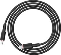 Acefast C2-01 USB-C apa - Lightning apa Adat és töltőkábel - Fekete (1.2m)