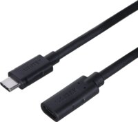 Unitek C14086BK-1.5M USB Type-C anya - USB Type-C apa 3.2 Adat és töltő Kábel - Fekete (1.5m)
