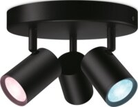 WiZ IMAGEO Mennyezeti 3 spotos lámpa - Fekete