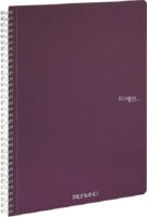 Fabriano Ecoqua 70 lapos A4 sima spirálfüzet - Lila