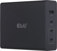 Club3D Hálózati USB-A / 3xUSB-C töltő - Fekete (132W)