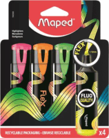 Maped Fluo Peps Flex 1-5mm Szövegkiemelő készlet - Vegyes színek (4 db)