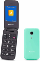 Panasonic KX-TU400 Senior Kihajtható Mobiltelefon - Türkiz