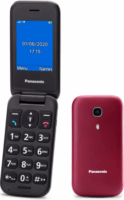 Panasonic KX-TU400 Senior Kihajtható Mobiltelefon - Bordó