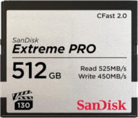 Sandisk 512GB Extreme Pro CFast 2.0 Memóriakártya