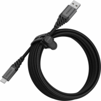 OtterBox 78-52666 USB-A apa - USB-C apa 2.0 Adat és töltőkábel - Fekete (3m)