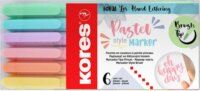 Kores Pastel Style Ecsetirón készlet - Vegyes színek (6 db / csomag)