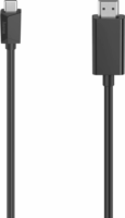 Hama 200718 USB - apa - HDMI apa adapter kábel 1,5m - Fekete