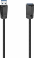 Hama 200628 USB-A apa - USB-A anya 3.0 Hosszabbító kábel - Fekete (1,5m)