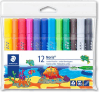 Staedtler Norisjumbo 328-B 3 mm Filctoll készlet - Vegyes színek (12 db / csomag)