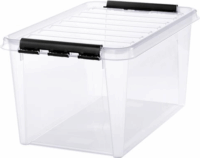 Smartstore "Classic 45" literes műanyag tárolódoboz tetővel 47L - Átlátszó
