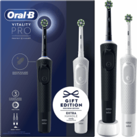 Oral-B Vitality Pro D103 Duo Elektromos fogkefe (2 db / csomag) - Fekete/Fehér