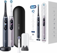 Oral-B iO Series 9 Magnetikus Elektromos fogkefe (2 db / csomag) - Fekete/Lila