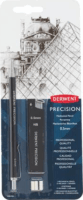 Derwent Precision 0,5 mm Nyomósirón készlet - Fekete (5db/csomag)