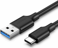 Ugreen 20884 USB-A apa - USB-C apa 3.0 Adat és töltő kábel - Fekete (2m)