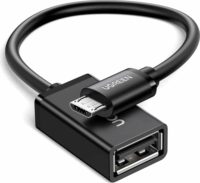 Ugreen 10396 Micro USB-B apa - USB-A anya OTG kábel - Fekete (0.1m)