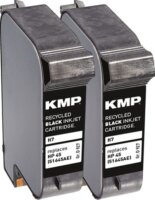 KMP (HP 51645D 45) Tintapatron Double Pack Fekete