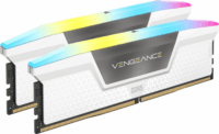 Corsair 32GB / 6000 Vengeance RGB White DDR5 RAM KIT (2x16GB) (CL40)