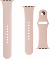 Fixed Apple Watch S1/2/3/4/5/6/7/SE Szilikon szíj 42/44/45 mm - Rózsaszín