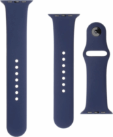 Fixed Apple Watch S1/2/3/4/5/6/7/SE Szilikon szíj 42/44/45 mm - Kék