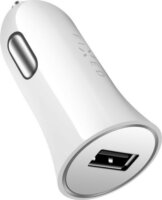 Fixed Smart Rapid Charge Autós USB-A töltő + Micro-USB kábel - Fehér (12W)