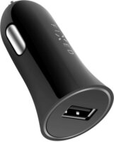 Fixed Smart Rapid Charge Autós USB-A töltő + Micro-USB kábel - Fekete (12W)