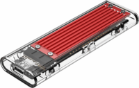 Orico TCM2-C3 M.2 USB 3.1 Gen 2 Type-C Külső SSD ház - Piros