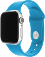 Fixed Apple Watch S1/2/3/4/5/6/7/SE Szilikon szíj 38/40/41 mm - Sötét kék