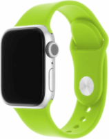 Fixed Apple Watch S1/2/3/4/5/6/7/SE Szilikon szíj 38/40/41 mm - Zöld