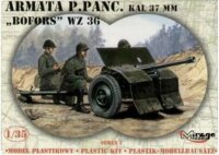 Mirage Hobby Armata Bofors WZ.36 páncéltörő műanyag modell (1:35)