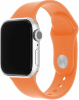 Fixed Apple Watch S1/2/3/4/5/6/7/SE Szilikon szíj 42/44/45 mm - Narancssárga