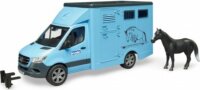 Bruder MB Sprinter Lószállító teherautó - Kék