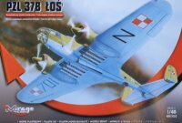 Mirage Hobby PZL 37B repülőgép műanyag modell (1:48)