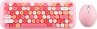 MOFII Candy Wireless Billentyűzet Angol (UK) + Egér - Rózsaszín