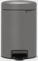 Brabantia New Icon 3 literes pedálos rozsdamentes szemetes - Szürke