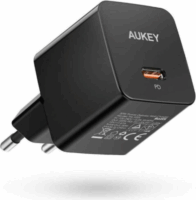 Aukey PA-Y20S Hálózati USB-C töltő - Fekete (20W)