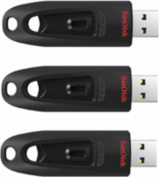 Sandisk 64GB Cruzer Ultra USB 3.0 Pendrive - Fekete (3db / csomag)