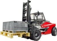 Bruder Linde HT160 Targonca Villás emelőgép 1:16 - Szürke