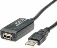 Proconnect USB-A apa - USB-A anya Aktív Hosszabbító kábel - Fekete (30m)