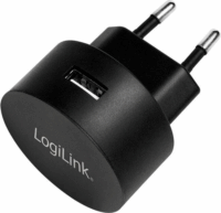 Logilink Hálózati USB-A töltő - Fekete (10.5W)