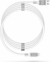 Delight 55446I-WH USB-A apa 2.0 - Lightning apa iPhone töltőkábel - Fehér (1.2m)