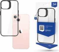 3mk Satin Armor+ Apple iPhone 14 Műanyag Tok - Átlátszó/Fekete