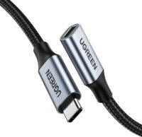 Ugreen US372 USB-C apa - USB-C anya 3.1 Gen.2 Hosszabbító kábel - Fekete (1m)