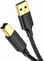 Ugreen US135 USB-A apa - USB-B apa 2.0 Nyomtató kábel - Fekete (1m)