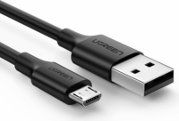 Ugreen US289 USB-A apa - Micro USB-B apa 2.0 Adat és töltőkábel - Fekete (1m)